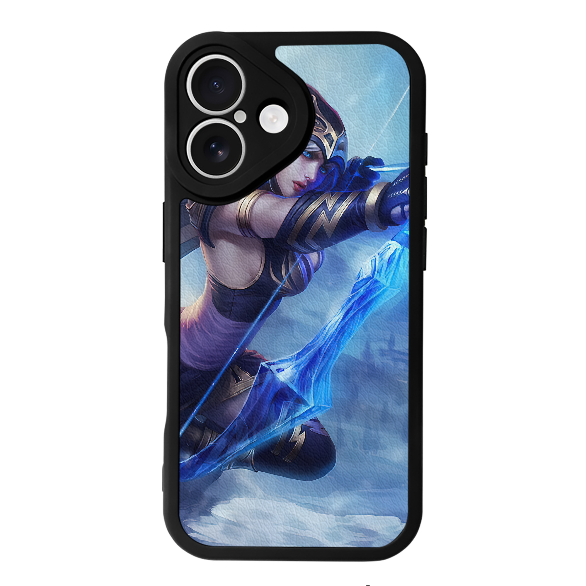 （画像用） リーグ・オブ・レジェンド League of Legends LOL 【iPhone 16シリーズ対応】シリコンスマホケース（レザー調） 材質：シリコン